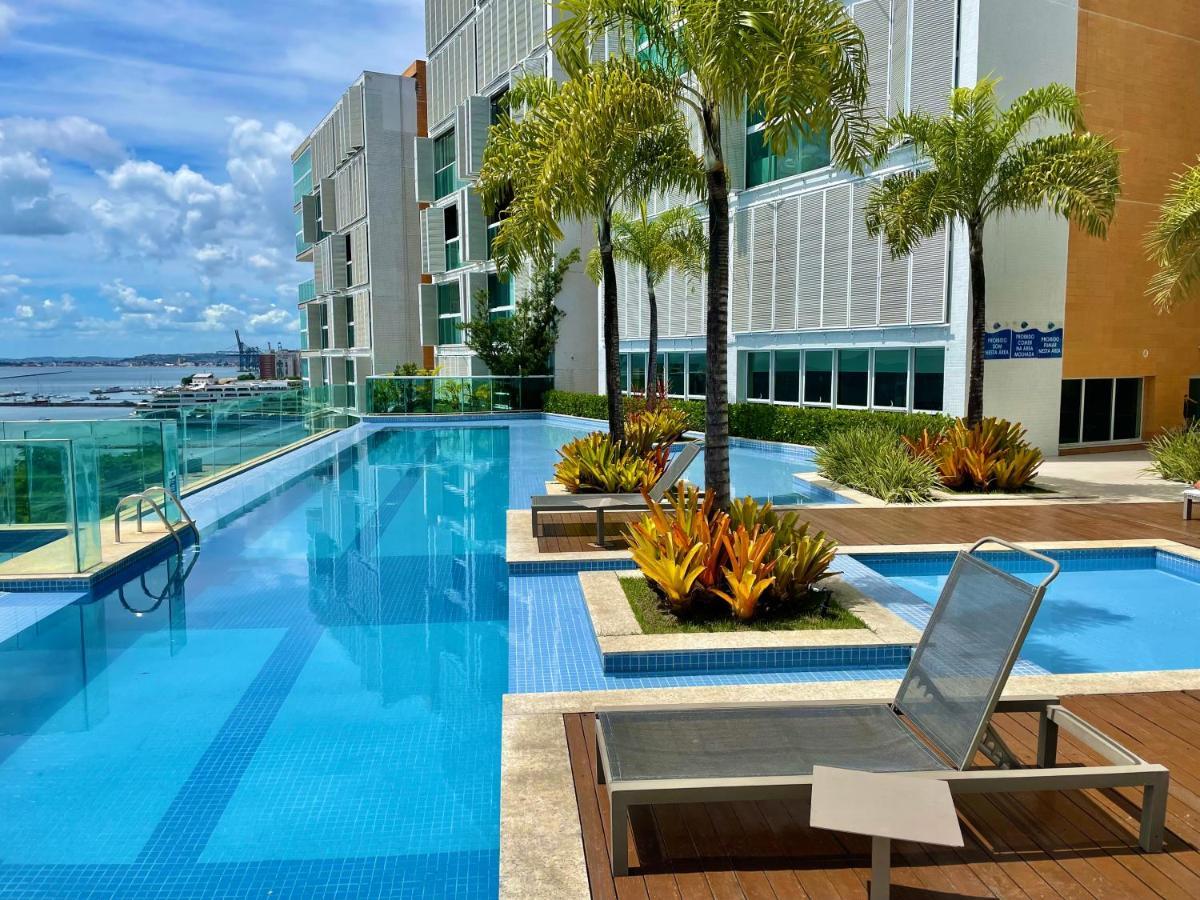 Апартаменти Cloc Marina Vista Mar P/ A Baia De Todos Os Santos Салвадор Екстер'єр фото