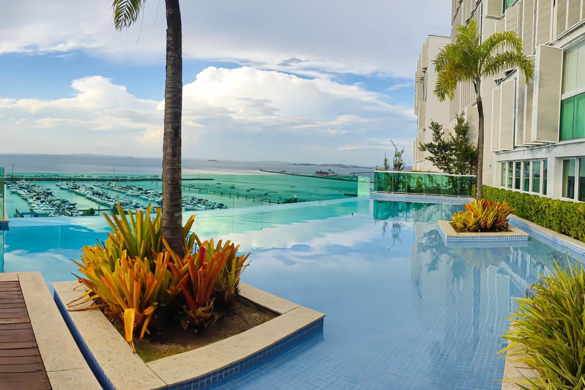 Апартаменти Cloc Marina Vista Mar P/ A Baia De Todos Os Santos Салвадор Екстер'єр фото