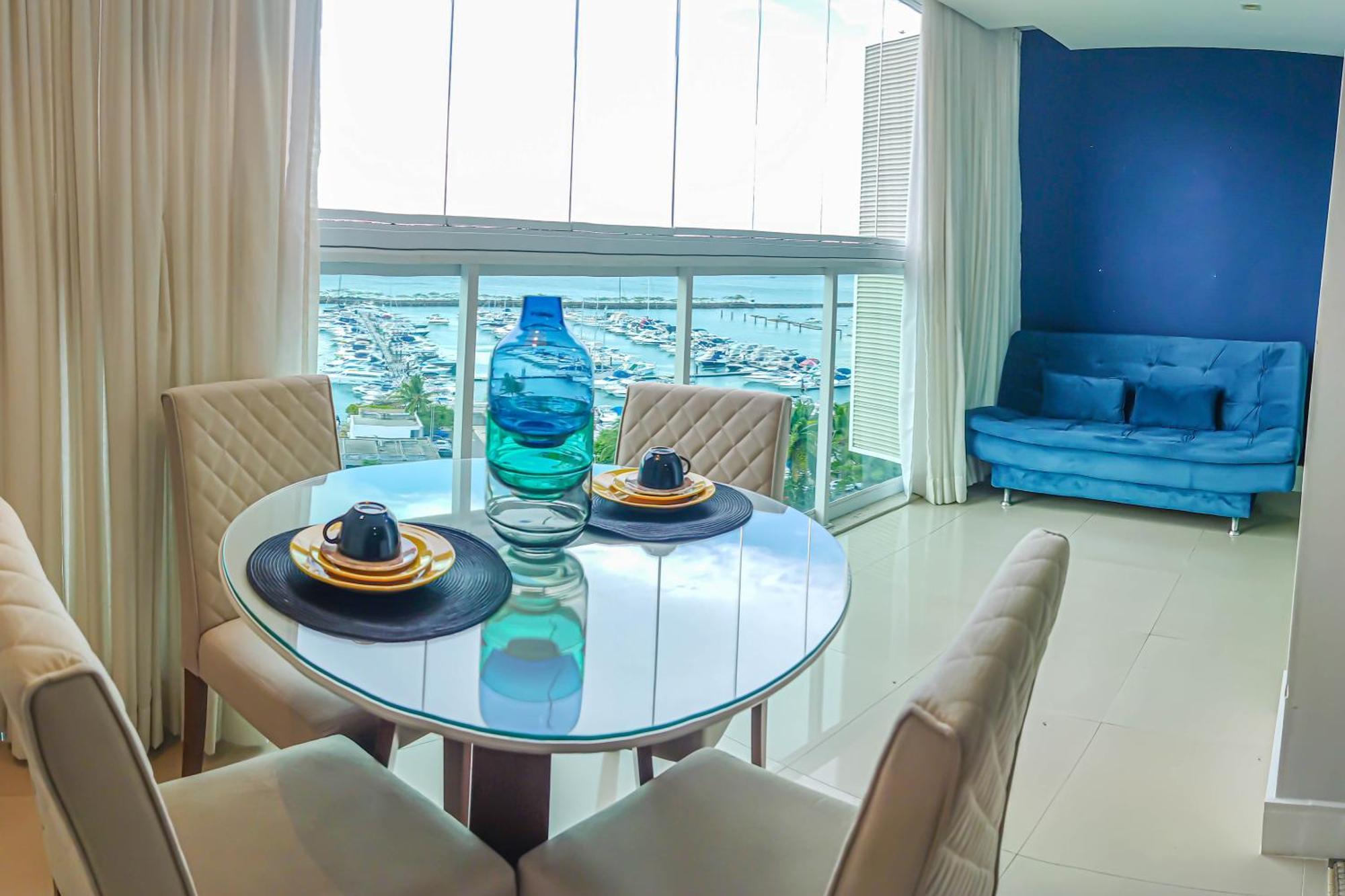 Апартаменти Cloc Marina Vista Mar P/ A Baia De Todos Os Santos Салвадор Екстер'єр фото