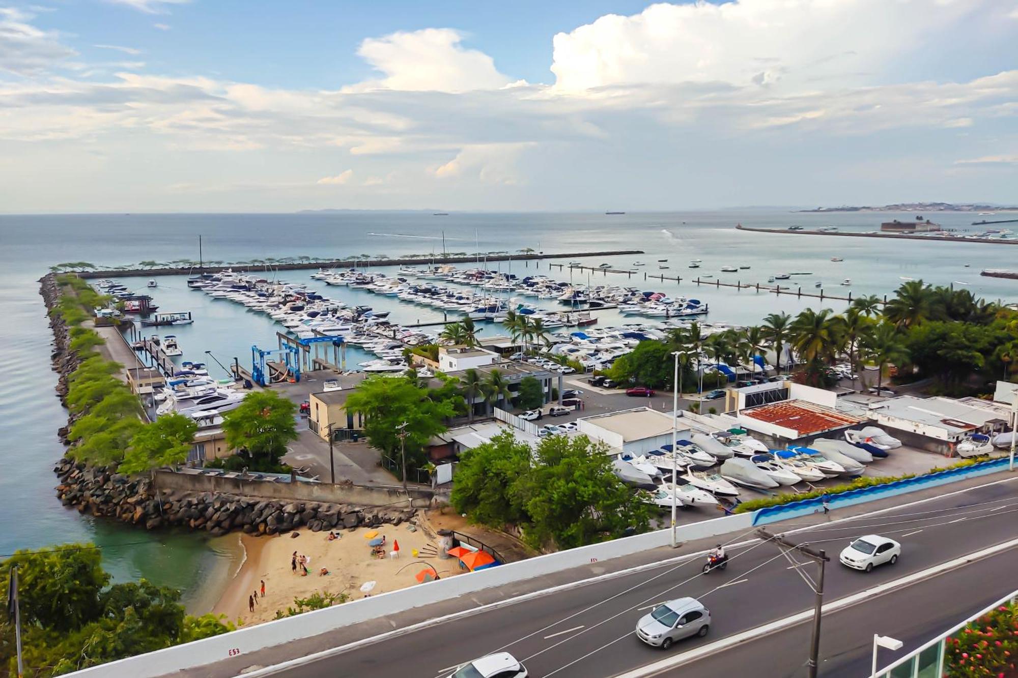 Апартаменти Cloc Marina Vista Mar P/ A Baia De Todos Os Santos Салвадор Екстер'єр фото